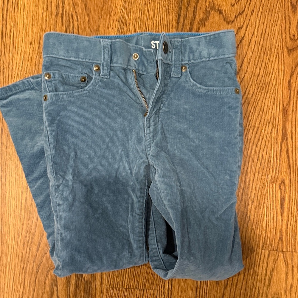 Crewcuts Kids Casual Corduroy Pants in Blue